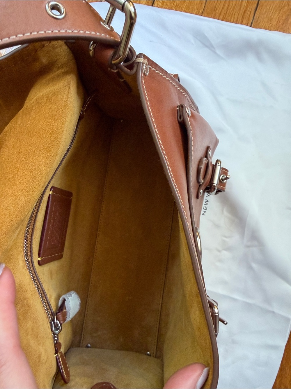 Coach Western Tabby Burnished Amber - Picture 13 of 15